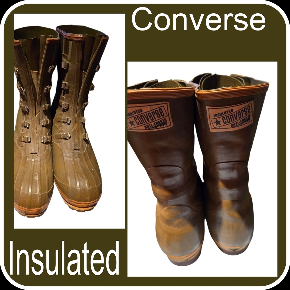 Converse Insulated Brown Boots, Mens, Size 12, Vintage - Picture 2 of 11